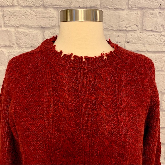 n:Philanthropy Oversized Distressed Sweater - Picture 4 of 15